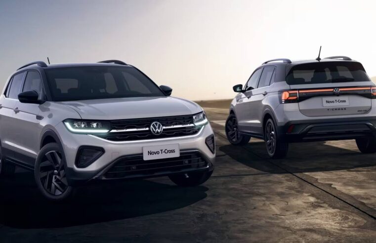 Volkswagen T-Cross é o SUV mais vendido do 1º quadrimestre; veja a lista